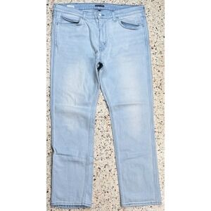 Levi's Line 8 Vtg Mens White‎ & Black Tab Denim Jeans Size 38x30
